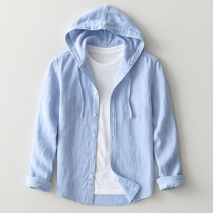 Hetty London Luxury Hooded Shirt