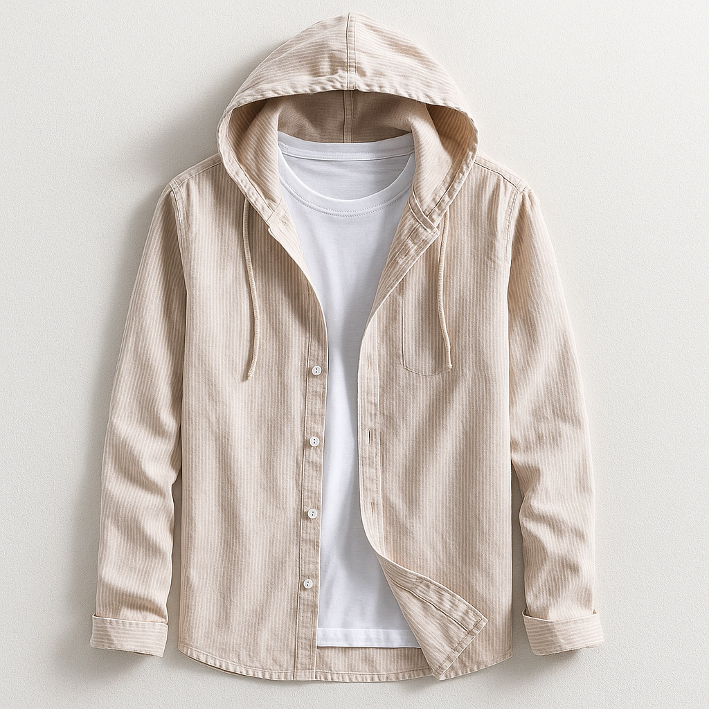 Hetty London Luxury Hooded Shirt