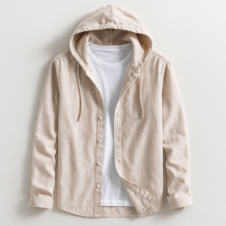 Hetty London Luxury Hooded Shirt