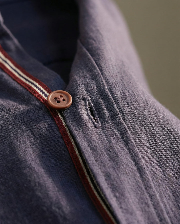 Hetty London Officer Collar Shirt for Men