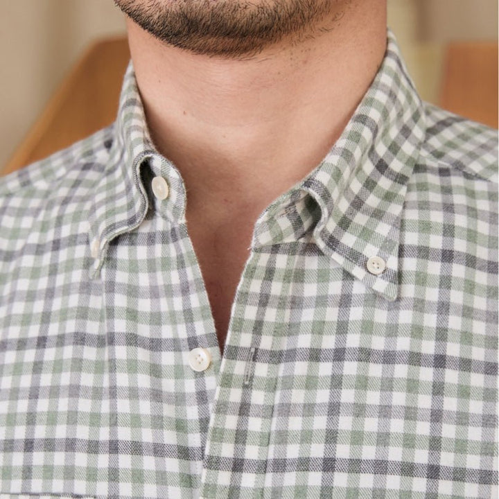 Indomito Cotton Shirt - Forest Check