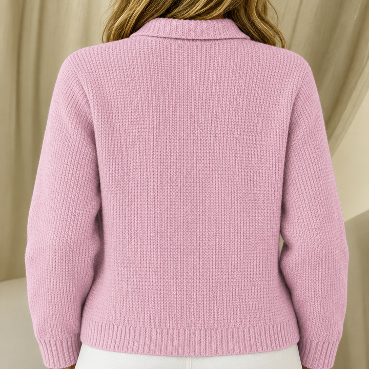 Katrina | Structured knitted jacket with Buttons