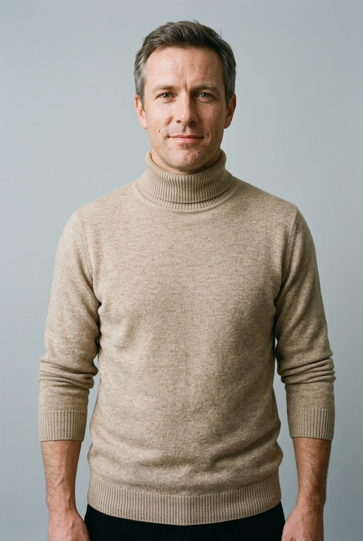 Bernard - Cashmere Roll Neck Jumper
