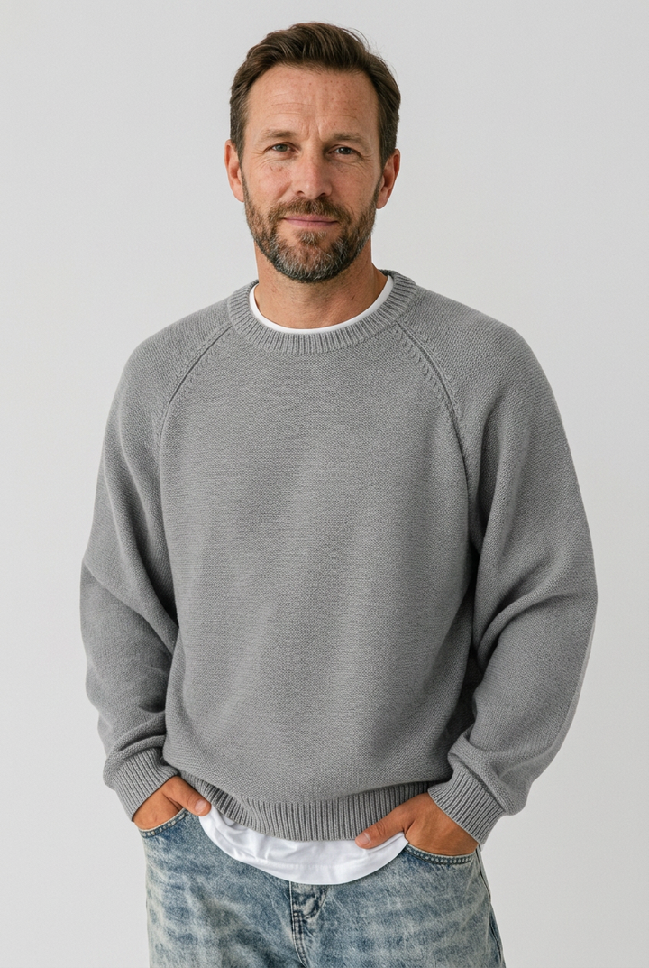Wallace - Simple Crew Neck Jumper