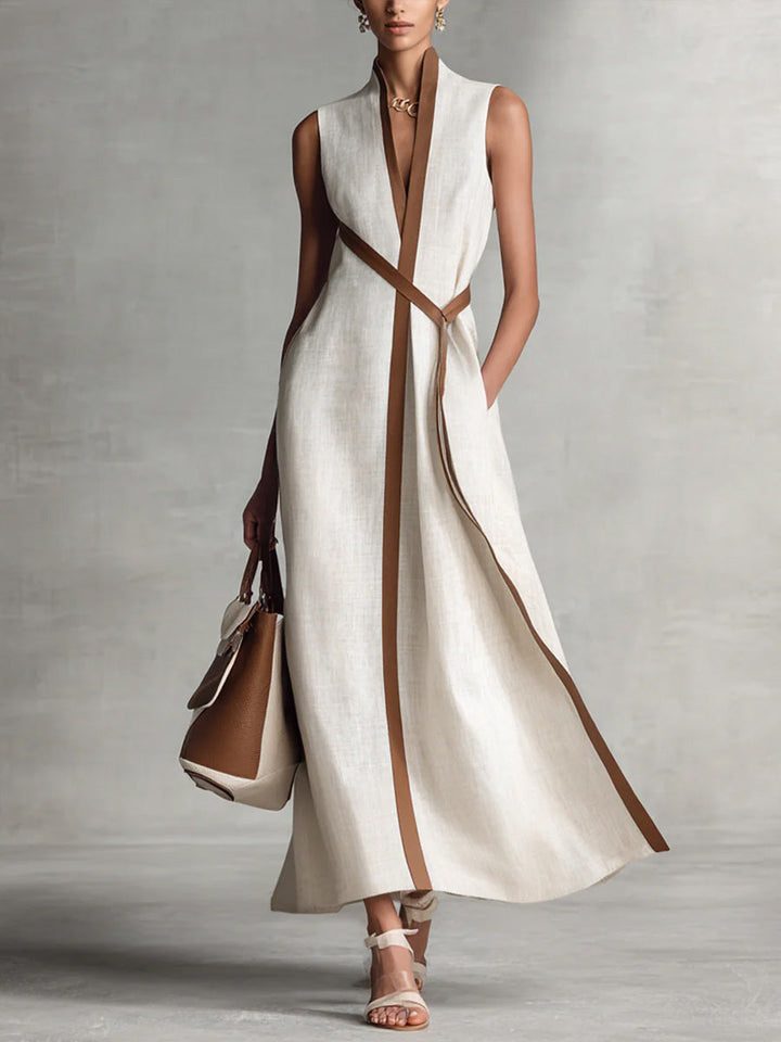 Harper | Sleeveless Wrap Maxi Dress