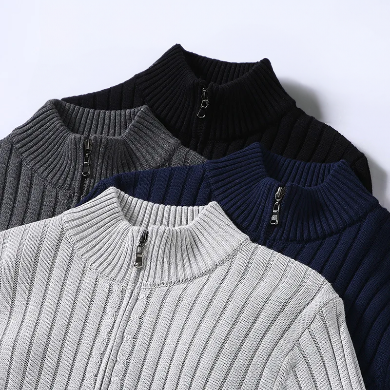 Vaughan - Merino Zip Cardigan