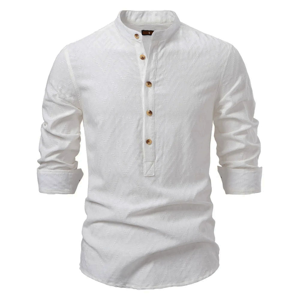 Rowan Cotton Henley Shirt