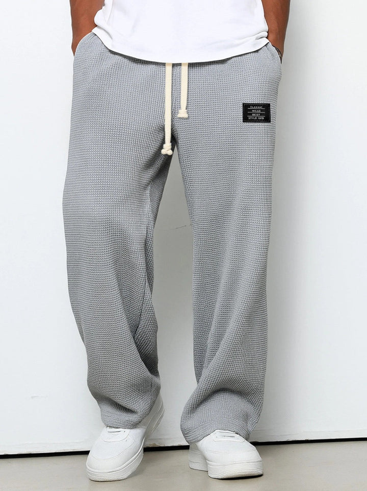 Benedict - Waffle Texture Drawstring Trousers