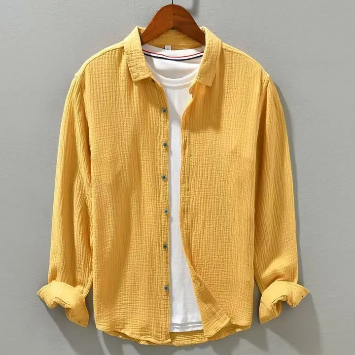 Hetty London Elegant Soft Silk-Like Cotton Shirt