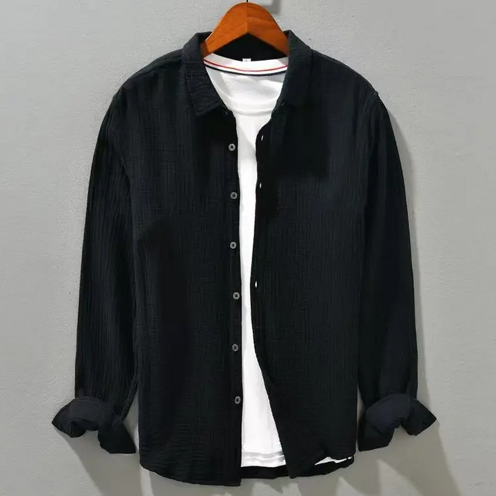 Hetty London Elegant Soft Silk-Like Cotton Shirt