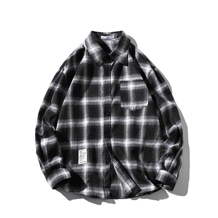 Driftwood Loose-Fit Plaid Shirt
